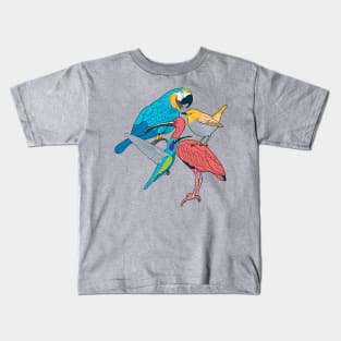 Exotic Birds Collection Kids T-Shirt